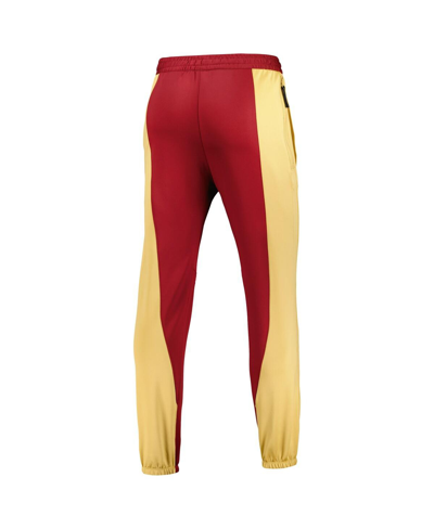 Shop Nike Men's  Wine, Gold Cleveland Cavaliers 2023/24 Authentic Showtime Pants In Wine,gold