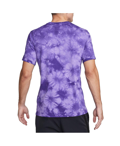 Shop Nike Men's  Purple Liverpool Club Essential T-shirt