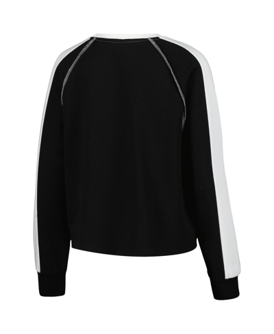Gameday Couture Women's  Black South Carolina Gamecocks Blindside Raglanâ Cropped Pullover Sweatshirt In Black