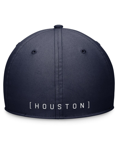 Shop Nike Men's  Navy Houston Astros Primetime Performance Swoosh Flex Hat