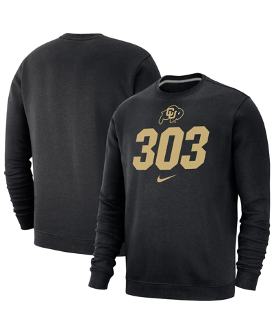 Shop Nike Men's  Black Colorado Buffaloes 303 Pullover Sweatshirt