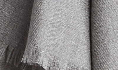Shop Amicale Solid Pashmina Scarf In Grey