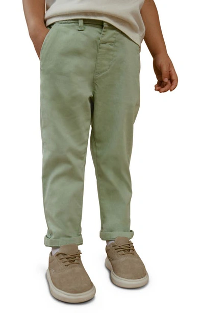 Next Kids' Stretch Cotton Chinos In Green