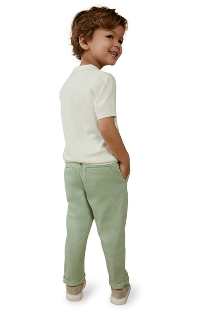 Next Kids' Stretch Cotton Chinos In Green