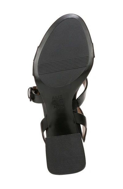 Shop Naturalizer Veva Strappy Sandal In Black Leather