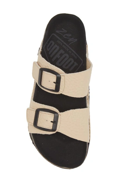 On Foot 1100 Naoshima Sandal In Beige