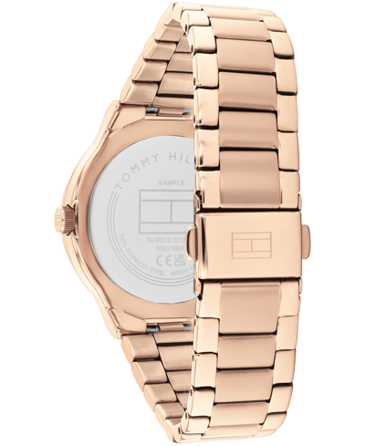 Tommy Hilfiger Women's Quartz Carnation Gold-tone Stainless Steel Watch 36mm In Carnation Gold