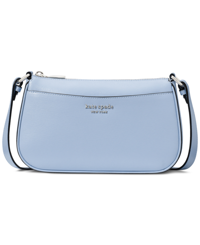 Shop Kate Spade Bleecker Saffiano Leather Small Crossbody In North Star
