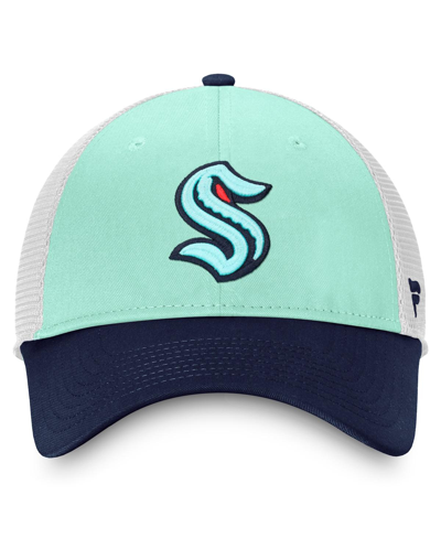 Fanatics Branded  Blue Seattle Kraken Special Edition 2.0 Trucker Adjustable Hat In Blue