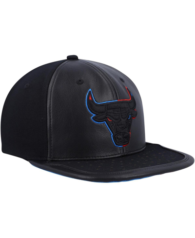Mitchell & Ness Men's  Black Chicago Bulls Day One Snapback Hat In Black