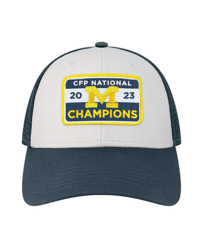 Shop Legacy Athletic Men's  White, Navy Michigan Wolverines College Football Playoff 2023 National Champio In White,navy