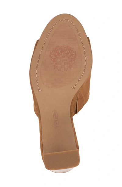 Shop Vince Camuto Alyysa Slide Sandal In Golden Walnut