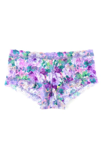 Shop Hanky Panky Print Boyshorts In Rise And Vines