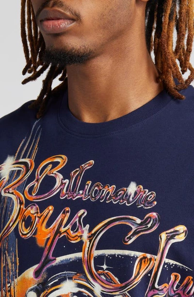 Shop Billionaire Boys Club Astro Rover Graphic T-shirt In Maritime