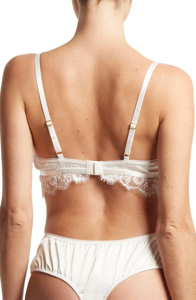 Shop Hanky Panky Happily Ever After Eyelash Bralette In Light Ivory