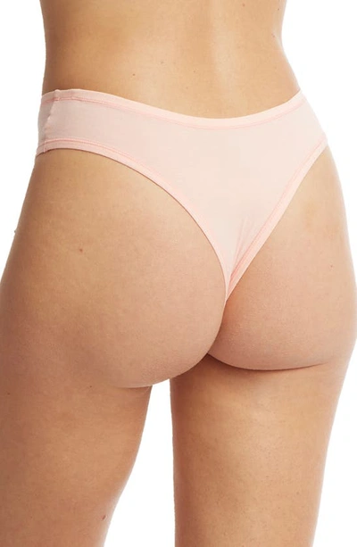 Shop Hanky Panky Playstretch Natural Rise Thong In Sweet Nothing