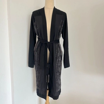 Pre-owned Hermes Hermès Cashmere And Silk Long Cardigan
