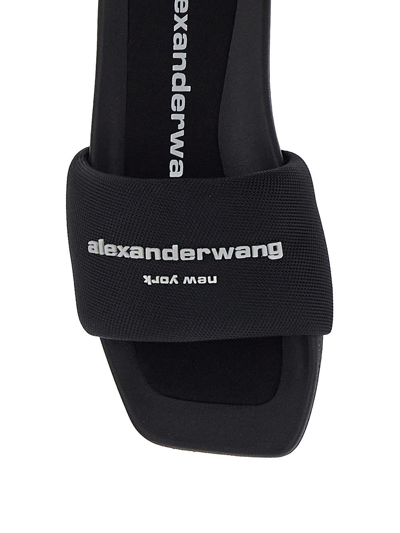 Shop Alexander Wang Aw Pool Slide In Black