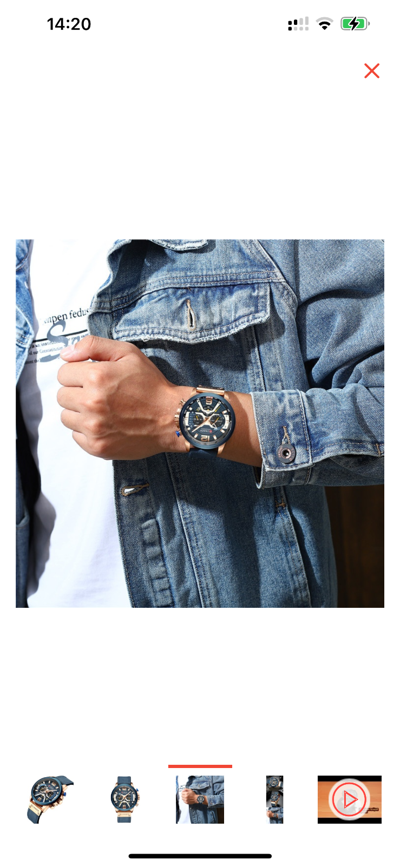 Pre-owned Casio Quartz Metal Watch Bracelet Leather Metal For Men