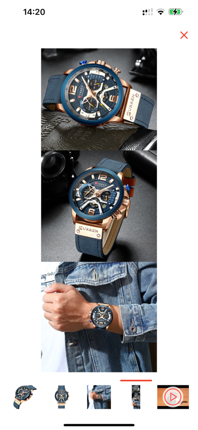 Pre-owned Casio Quartz Metal Watch Bracelet Leather Metal For Men
