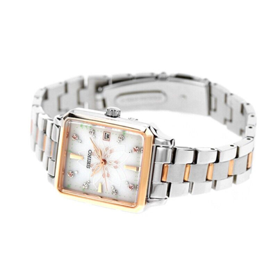 Pre-owned Seiko Selection Swfh136 Sakura Blooming Limited Edition Solar Women Watch Japan
