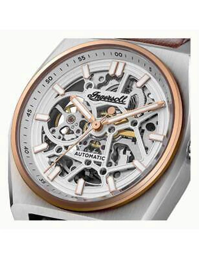 Pre-owned Ingersoll I14302 The Vert Automatic 43mm 5atm