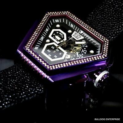 Pre-owned Invicta Speedway .76 Ctw Diamond Triangular Stingray Chrono Swiss Mvt Watch