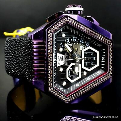 Pre-owned Invicta Speedway .76 Ctw Diamond Triangular Stingray Chrono Swiss Mvt Watch