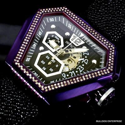 Pre-owned Invicta Speedway .76 Ctw Diamond Triangular Stingray Chrono Swiss Mvt Watch