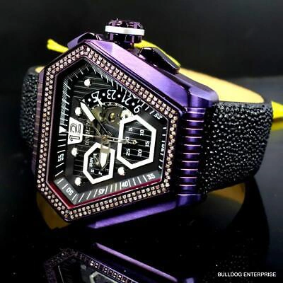 Pre-owned Invicta Speedway .76 Ctw Diamond Triangular Stingray Chrono Swiss Mvt Watch