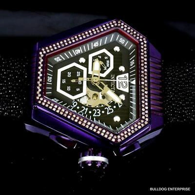 Pre-owned Invicta Speedway .76 Ctw Diamond Triangular Stingray Chrono Swiss Mvt Watch