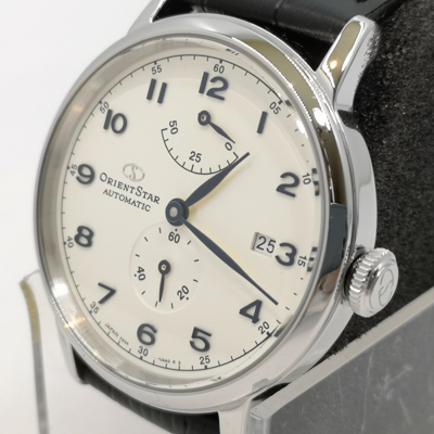 Pre-owned Orient Star Rk-aw0004s White Mechanical 24 Automatic Men's Watch In Box