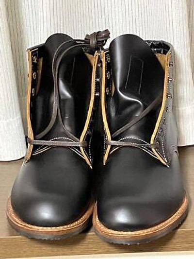Pre-owned Red Wing Shoes Red Wing 9060 Beckman Boot Flat Box Width D Black Men Sz 10.5d High Top Leather