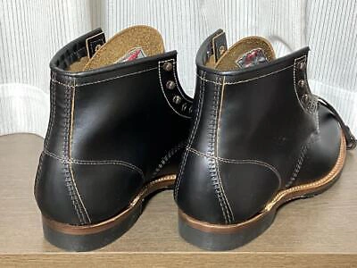 Pre-owned Red Wing Shoes Red Wing 9060 Beckman Boot Flat Box Width D Black Men Sz 10.5d High Top Leather