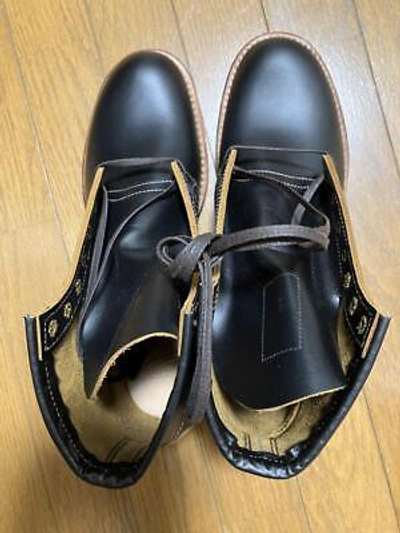 Pre-owned Red Wing Shoes Red Wing 9060 Beckman Boot Flat Box Width D Black Men Sz 10.5d High Top Leather