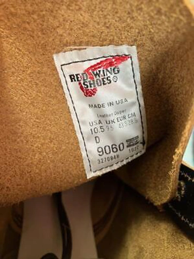 Pre-owned Red Wing Shoes Red Wing 9060 Beckman Boot Flat Box Width D Black Men Sz 10.5d High Top Leather