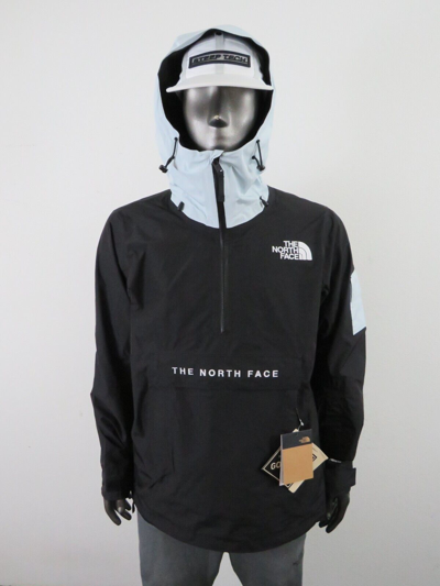 Pre-owned The North Face Mens  Raadik Gore-tex Waterproof Shell Anorak Ski Jacket - Black In Tnf Black / Ice Cap Blue / Tnf White Logo