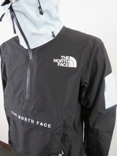 Pre-owned The North Face Mens  Raadik Gore-tex Waterproof Shell Anorak Ski Jacket - Black In Tnf Black / Ice Cap Blue / Tnf White Logo