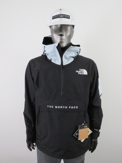 Pre-owned The North Face Mens  Raadik Gore-tex Waterproof Shell Anorak Ski Jacket - Black In Tnf Black / Ice Cap Blue / Tnf White Logo
