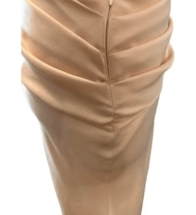 Pre-owned Misha Collection X Revolve Maryan Dress In Pink Rose Cloud Cut Out Faux Wrap
