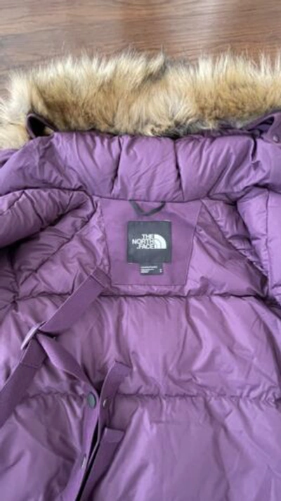 Pre-owned The North Face Outer Boroughs Parka Coat Women Size M Blackberry In Purple