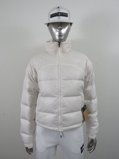 Pre-owned The North Face Womens  Retro Nuptse 2000 Short Crop 700-down Jacket - White