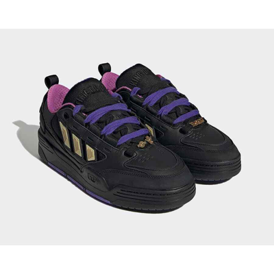 Pre-owned Adidas Originals Adidas Adi2000 Yu-gi-oh Yugi's World Dark Magician Shoes Card Set Men's Woman In Core Black/core Black/purple Rush