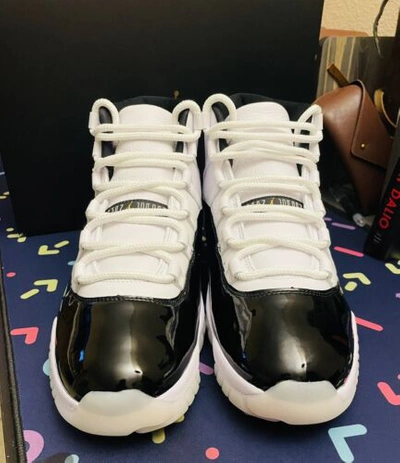 Pre-owned Jordan Size 11 -  11 Retro Mid Gratitude / Defining Moments -double Authenticated In White