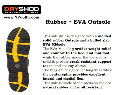 Pre-owned Dryshod Size 9 Megatar Steel Toe Extreme Protection Metatarsal Boot Meg-mh-bk In Black