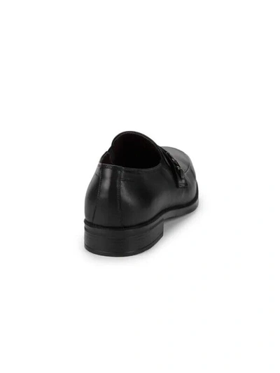 Pre-owned Bruno Magli Pedro Black Men's Leather Loafer Pedro Size 9 Retail $395.00