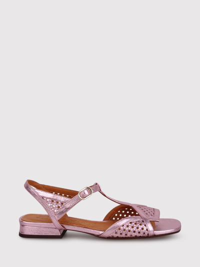 Shop Chie Mihara Tencha Caged Leather Sandals