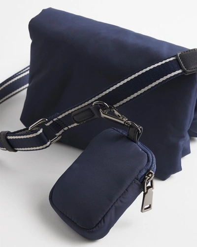 Chico's Mini Puffer Crossbody Bag In Blue |  In Navy Blue