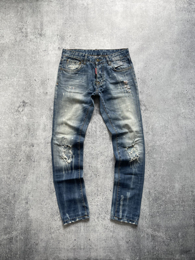Pre-owned Dsquared2 X Vintage Dsquared2 Denim Jeans Pants Y2k In Blue