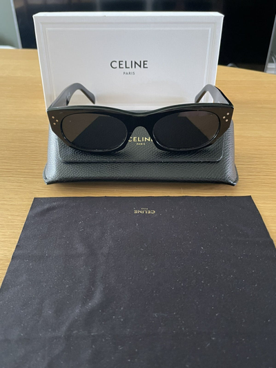 Pre-owned Celine Cl40133i 01a  Sunglasses Black Frame
